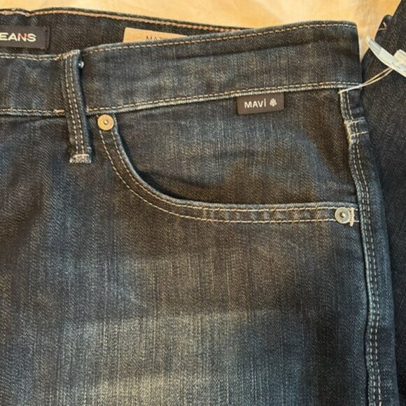 Mavi Matt Relaxed Straight Leg Men's Jeans size 35 - Picture 4 of 12